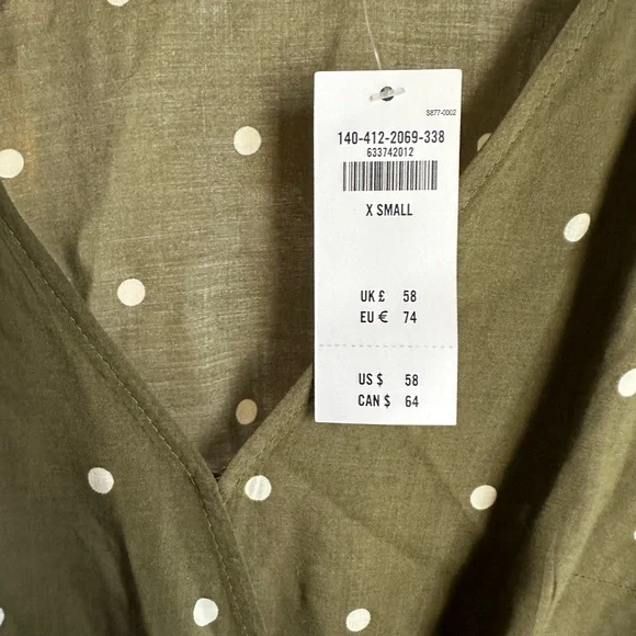 Abercrombie and Fitch polkadot Blouse - Picture 5 of 5